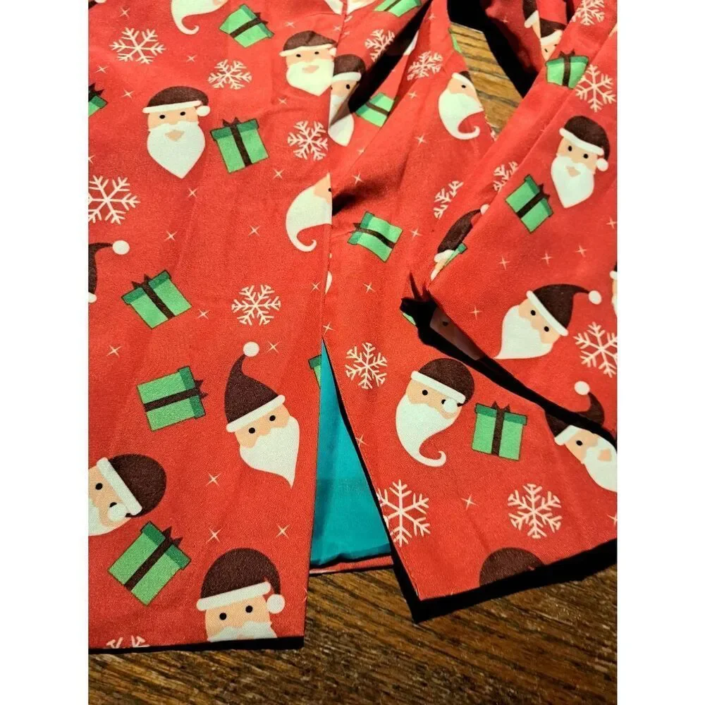 XL Suitmeister Red Santa Christmas Holiday Suit Red White Green 3 Piece Set